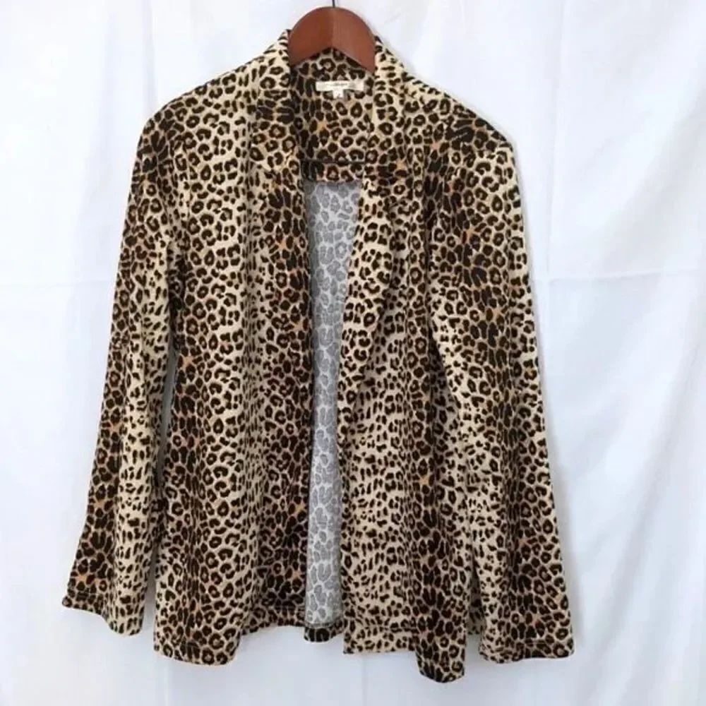 New Andree by unit leopard print open blazer